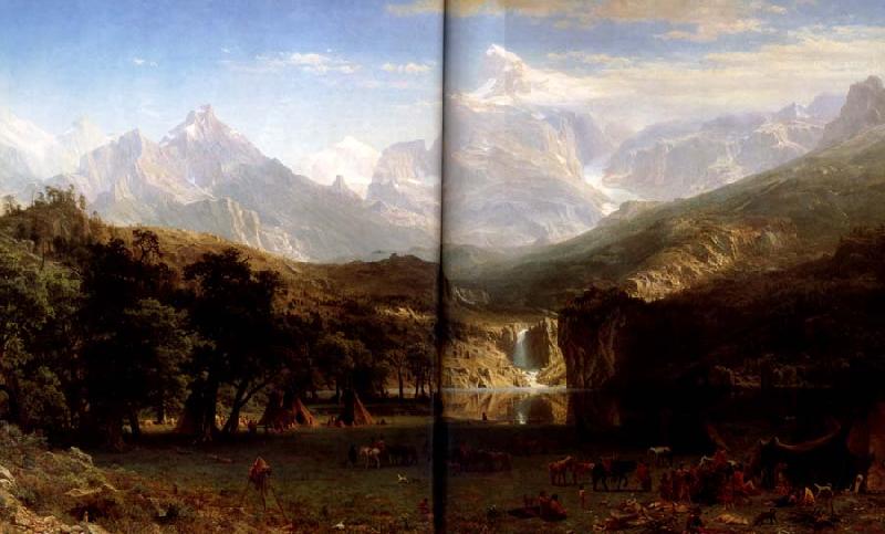 Albert Bierstadt Les Montagnes Rocheuses,Lander's Peak Sweden oil painting art